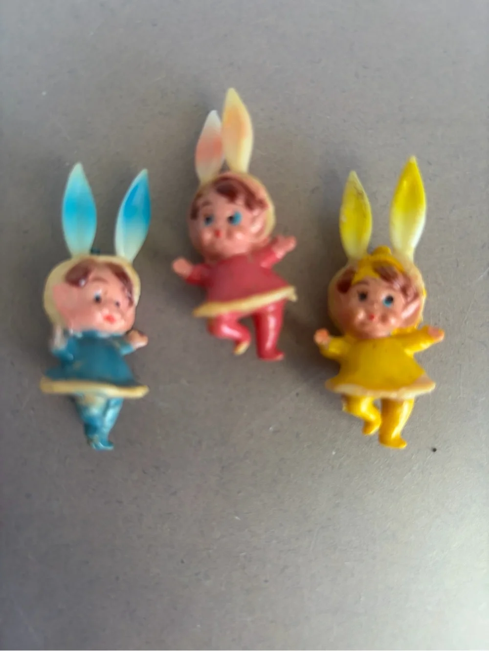 Miniature Pixie Bunny Elf: Vintage, Easter, Rabbit